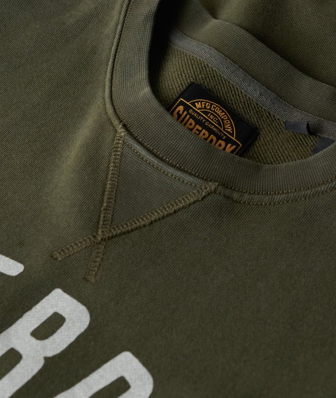 Oversized Machined Goods Workwear Crew Sweatshirt More Colours Available Price £27.49 Price reduced from £54.99 to You Save 50%
