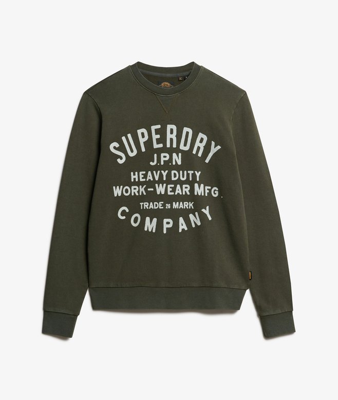 Oversized Machined Goods Workwear Crew Sweatshirt More Colours Available Price £27.49 Price reduced from £54.99 to You Save 50%