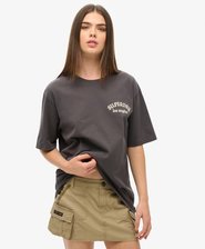 Oversized Tattoo T-shirt met print op de rug