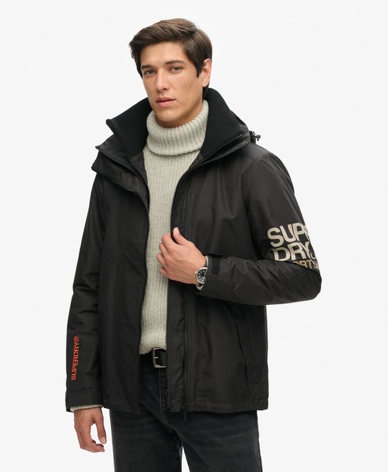 Superdry Veste Coupe-Vent SD Capuche Homme - Légère Et Stylée Mi-Saison