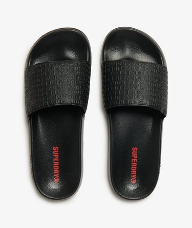 All Over Print Embossed Pool Sliders Image 5