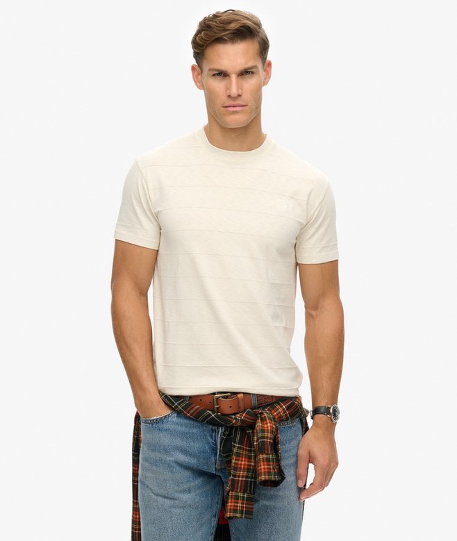 Organic Cotton Vintage Texture T-Shirt