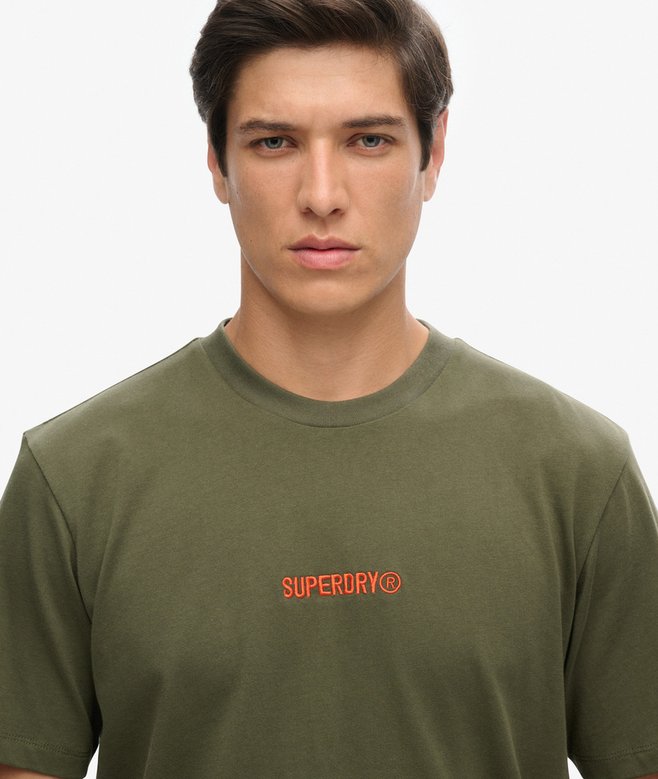 Micro Logo Graphic Loose T-Shirt