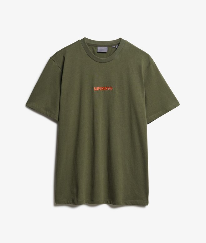 Micro Logo Graphic Loose T-Shirt