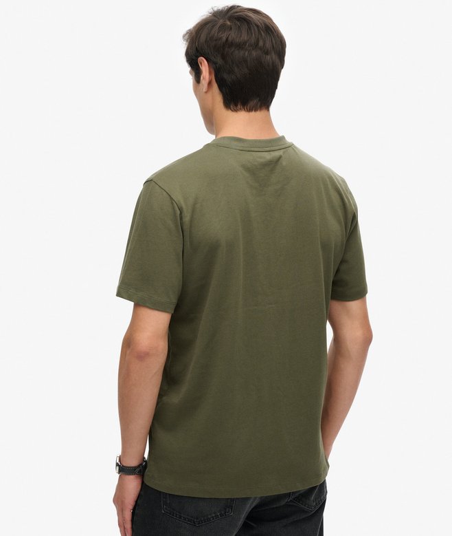 Micro Logo Graphic Loose T-Shirt