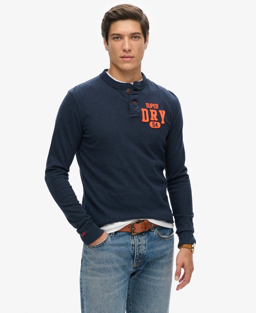トップス Olde steader Y Neck Long Sleeve 1200W-10483-TRoyHthr-0-