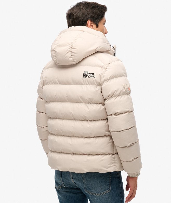 Hooded Sports Puffer Jacket