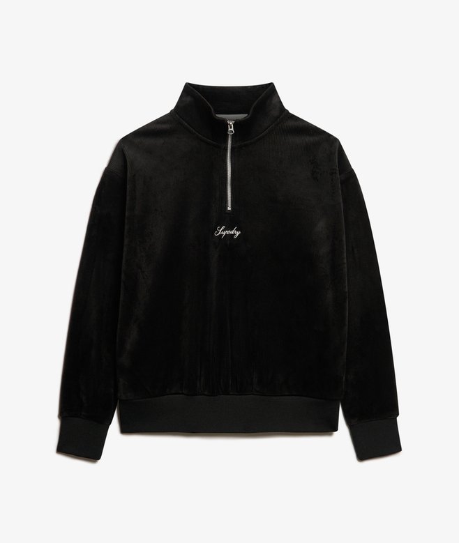 Country Club Velour Half-Zip