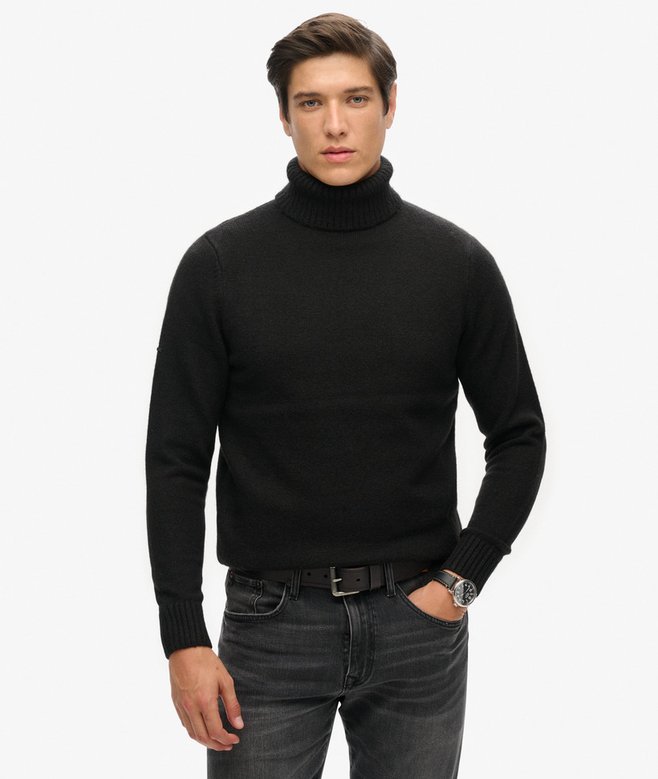 Brushed Roll Neck Jumper