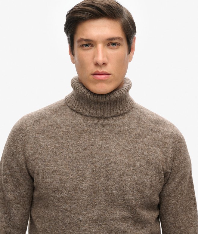 Brushed Roll Neck Jumper
