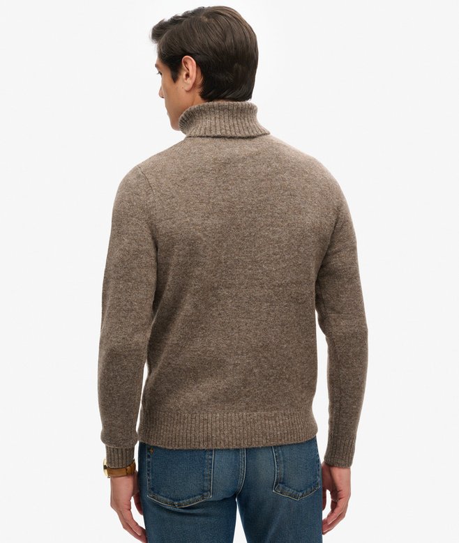 Brushed Roll Neck Jumper