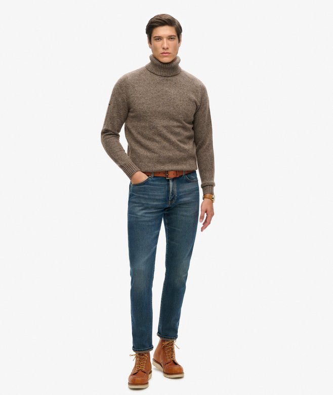 Brushed Roll Neck Jumper