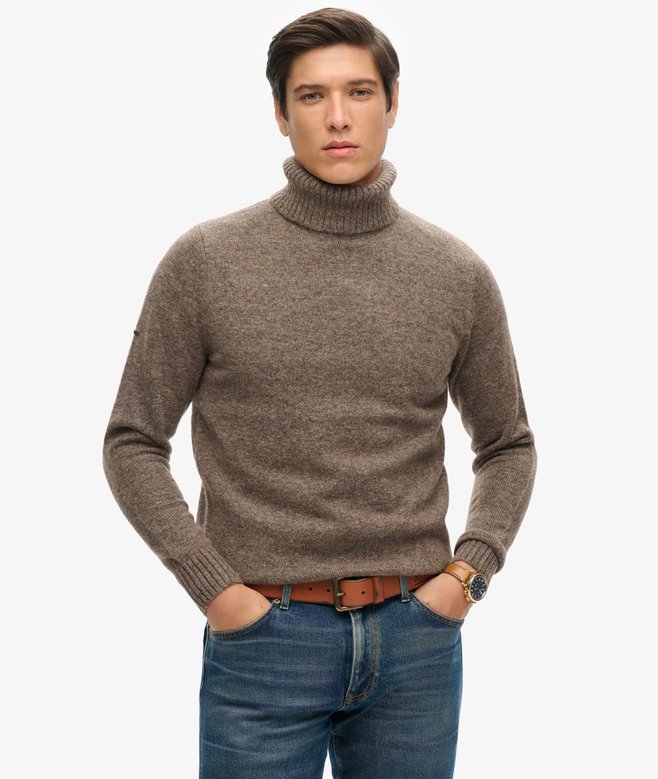 Brushed Roll Neck Jumper