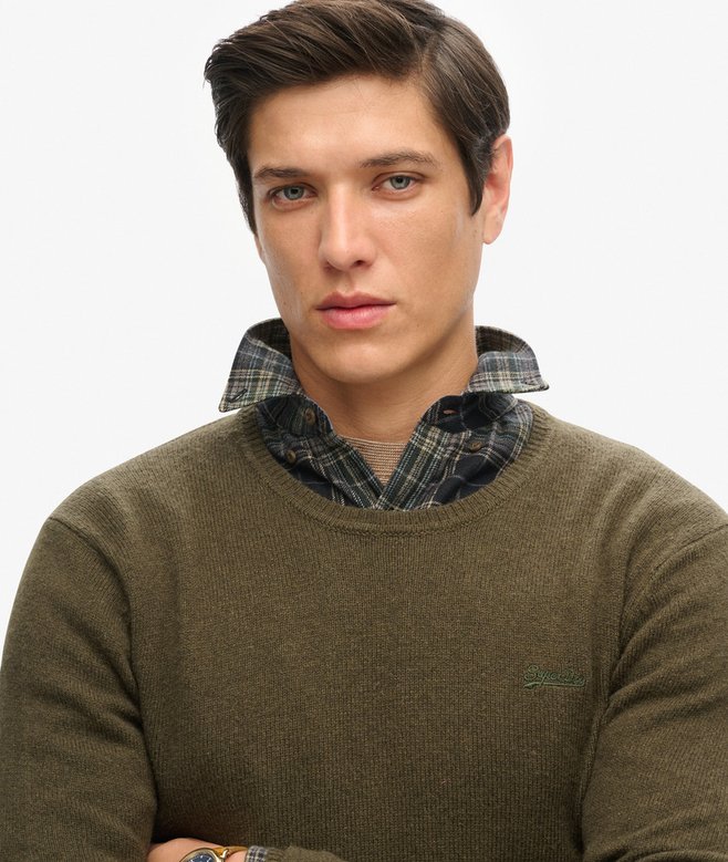 Essential Slim Fit Crew Jumper