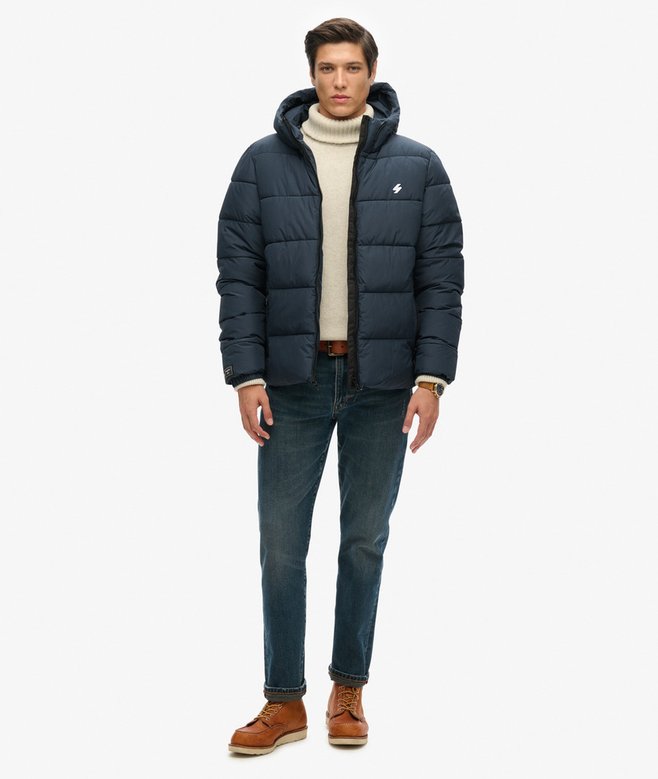 Sports Puffer Hooded Jacket