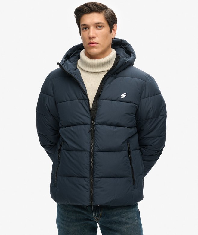 Sports Puffer Hooded Jacket