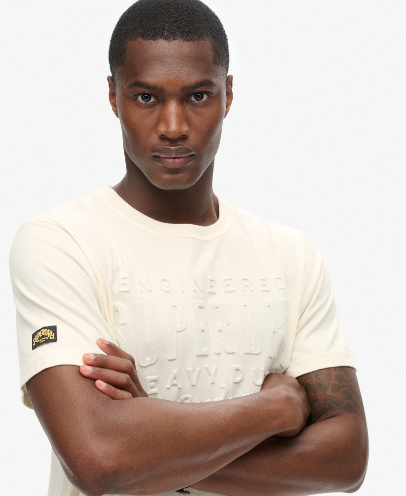 Superdry★エンボスロゴ ワークウェアTシャツ 送関込 Superdry(極度乾燥しなさい) Tシャツ・カットソー(メンズ