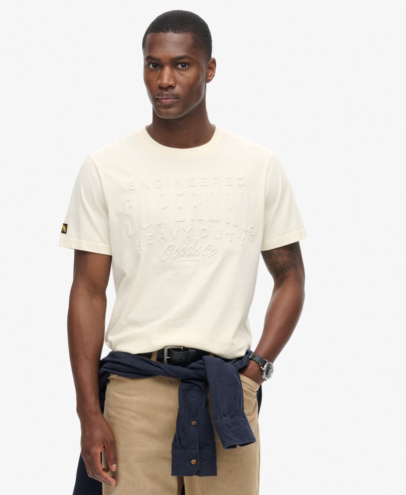 Superdry★エンボスロゴ ワークウェアTシャツ 送関込 Superdry(極度乾燥しなさい) Tシャツ・カットソー(メンズ