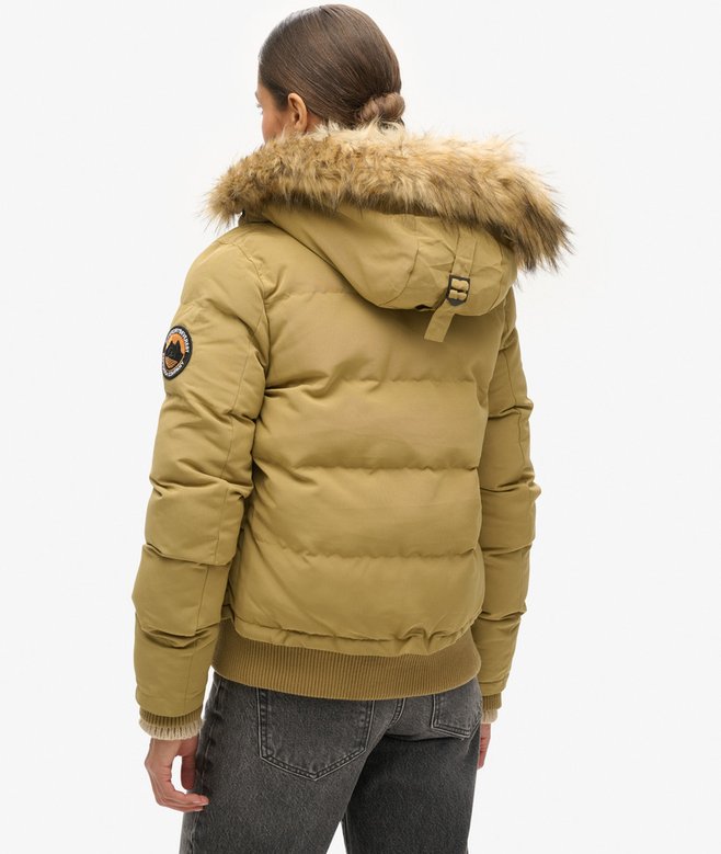 Everest Hooded Puffer Bomber Jacket