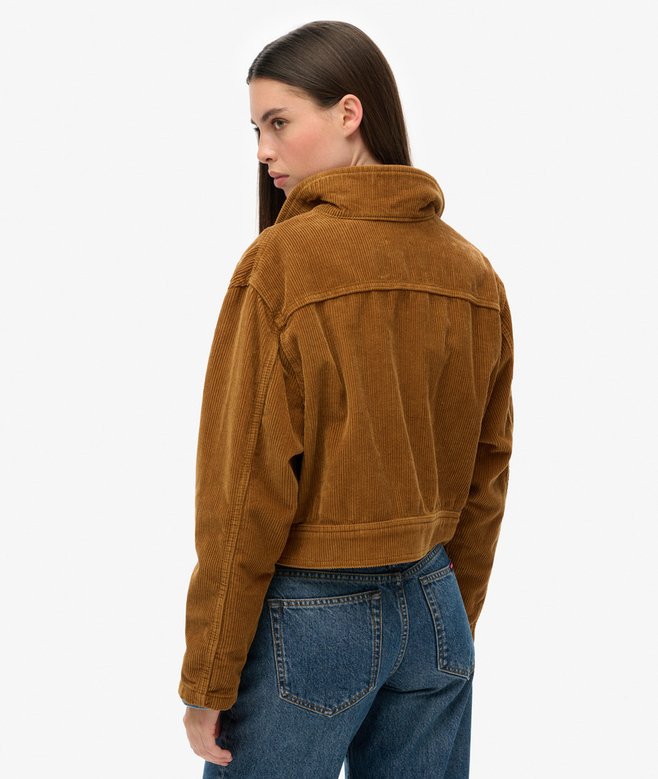 Cropped Cord Jacket