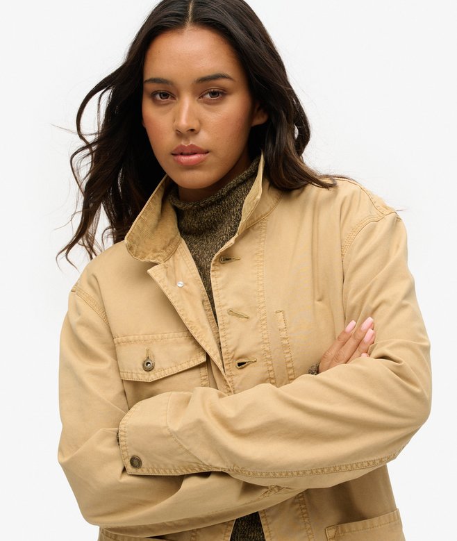 The Merchant Store - Oversized Cotton Work Jacket