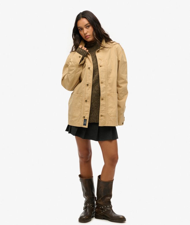The Merchant Store - Oversized Cotton Work Jacket