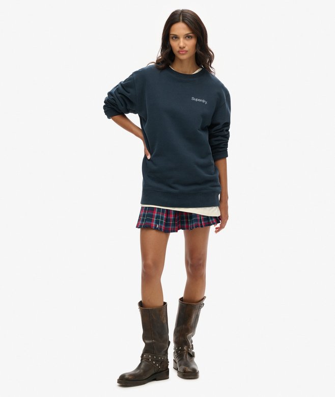 Oversized Core Logo City Loose Crew Sweatshirt More Colours Available Price £27.49 Price reduced from £54.99 to You Save 50%