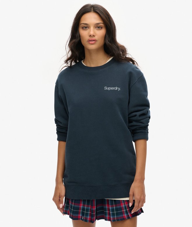 Oversized Core Logo City Loose Crew Sweatshirt More Colours Available Price £27.49 Price reduced from £54.99 to You Save 50%