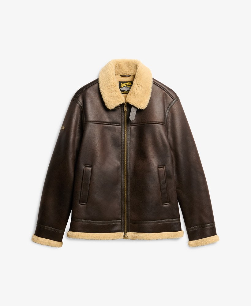 ジャケット・アウター Faux Shearling Aviator Jacket Xander Faux Shearling Leather Aviator Jacket | Wilsons Leather