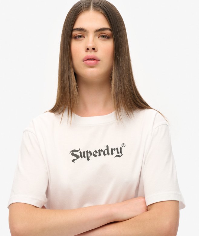 Oversized Retro Rock Graphic T-Shirt