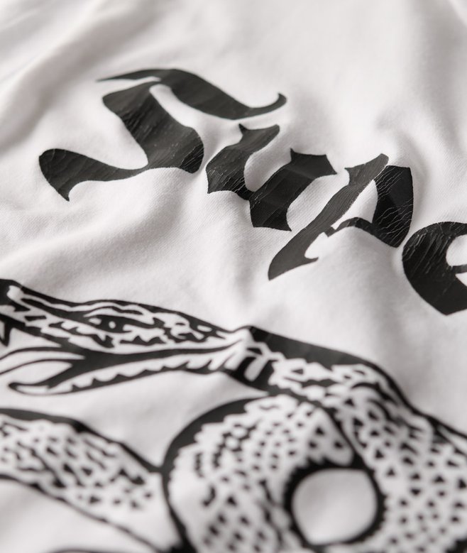 Oversized Retro Rock Graphic T-Shirt