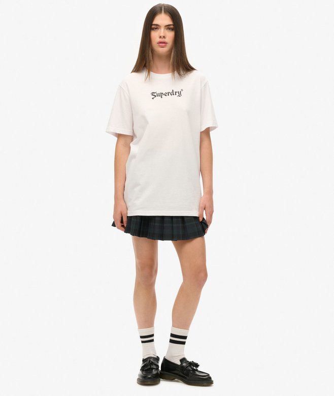 Oversized Retro Rock Graphic T-Shirt