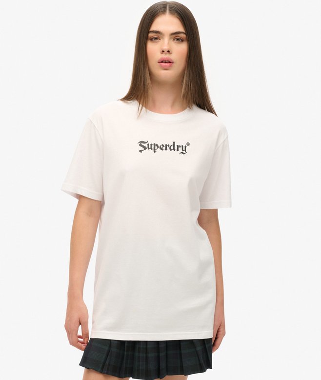 Oversized Retro Rock Graphic T-Shirt