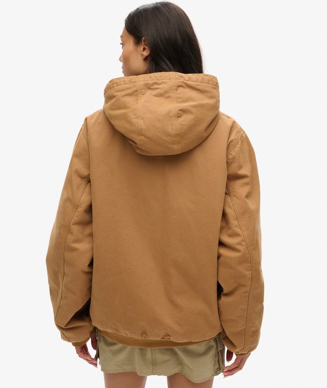 Oversized Surplus Hooded Bomber Jacket More Colours Available Price £44.99 Price reduced from £89.99 to You Save 50%