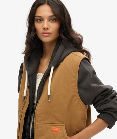 Oversized Surplus Workwear vest Image 3