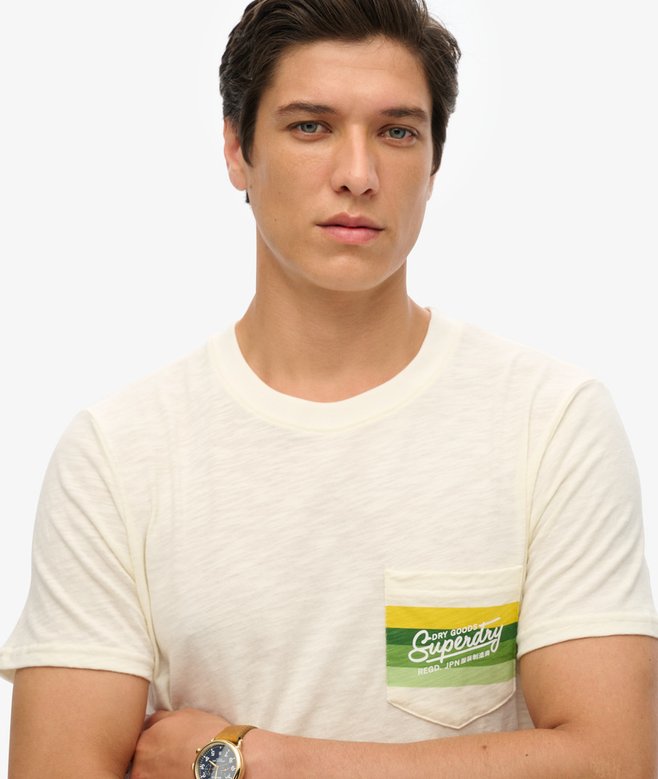 Cali Striped Logo T-Shirt