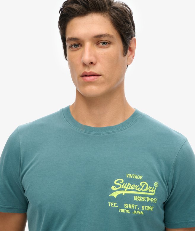 Neon Vintage Logo T-Shirt