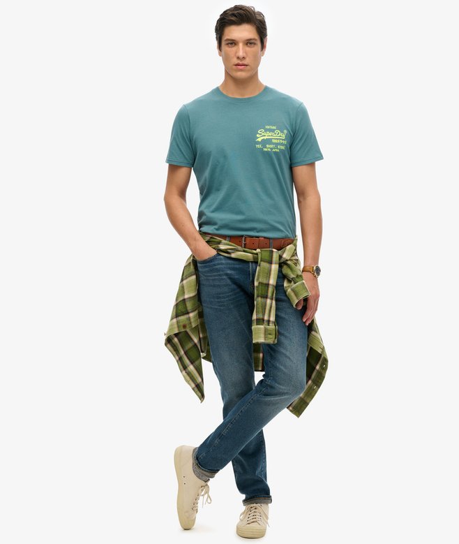 Neon Vintage Logo T-Shirt
