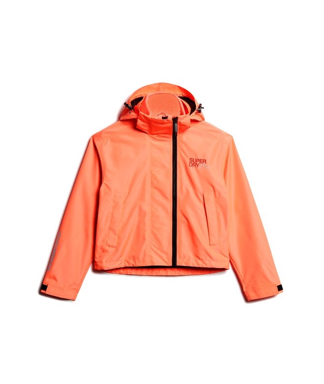 Hooded Embroidered SD Windbreaker Jacket