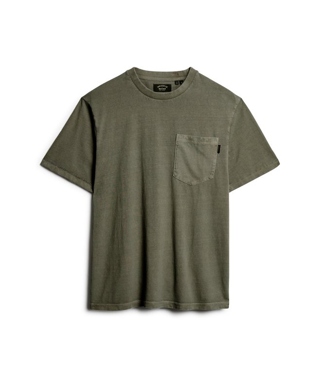 Contrast Stitch Pocket T-Shirt