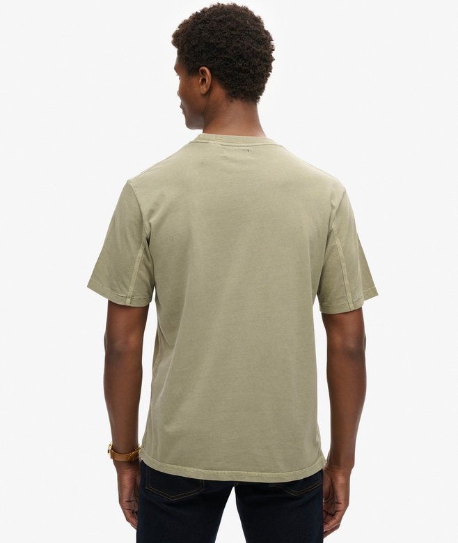 Contrast Stitch Pocket T-Shirt