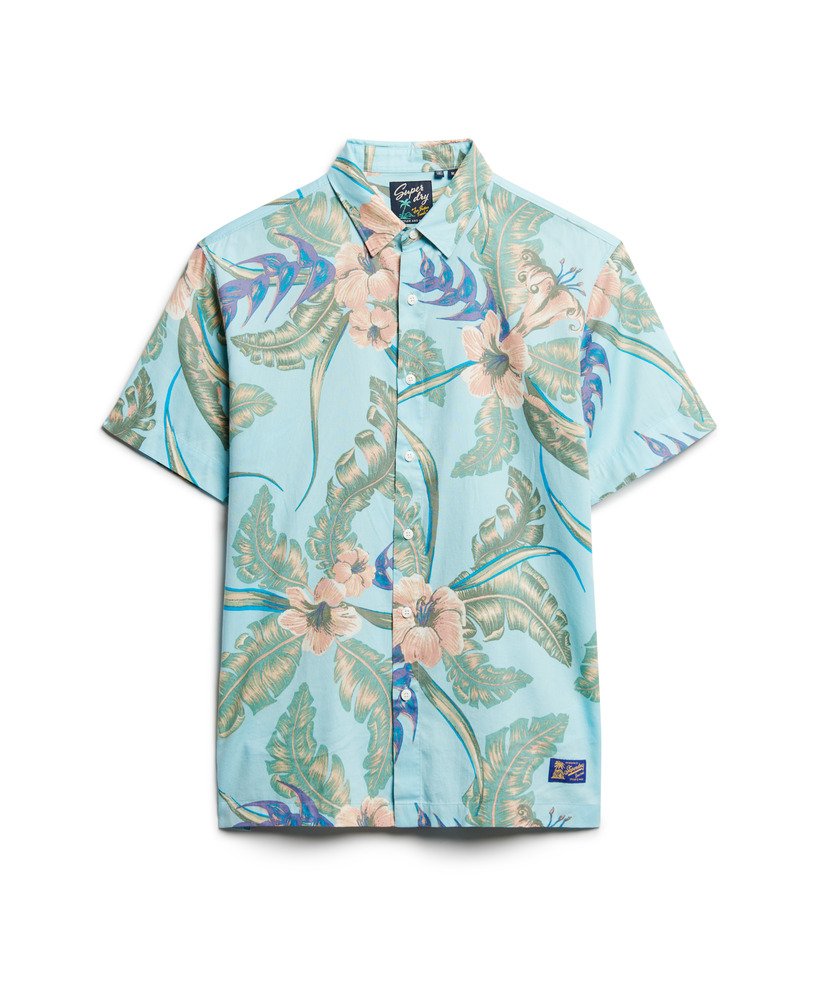 thumbnail: Hurley Laguna Camp SS Heren Overhemd - Casual Zomer Shirt Met Allover Print