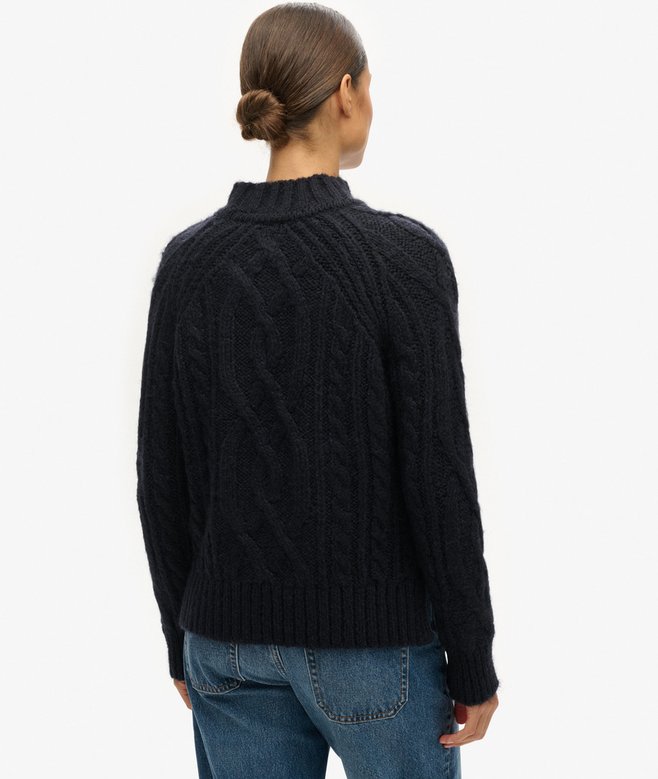 High Neck Cable Knit Jumper (15) 4.4 out of 5 stars, 15 reviews More Colours Available Price £34.99 Price reduced from £69.99 to You Save 50%