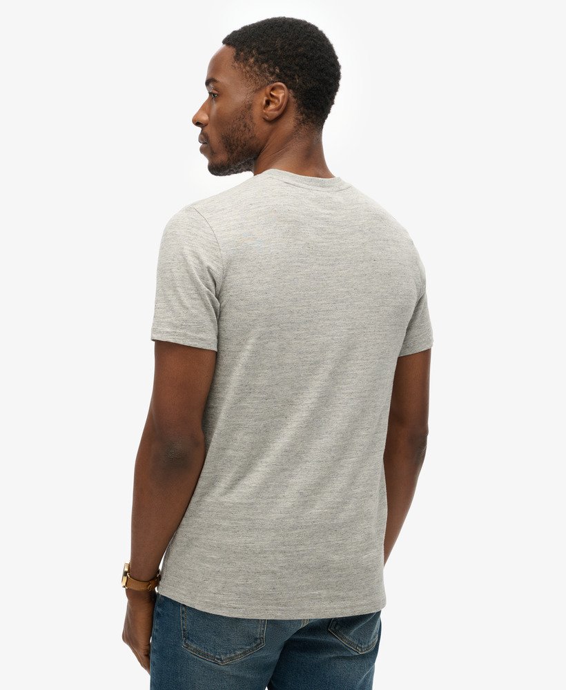 mens Vintage Logo T-Shirt in Athletic Grey Marl | Superdry US