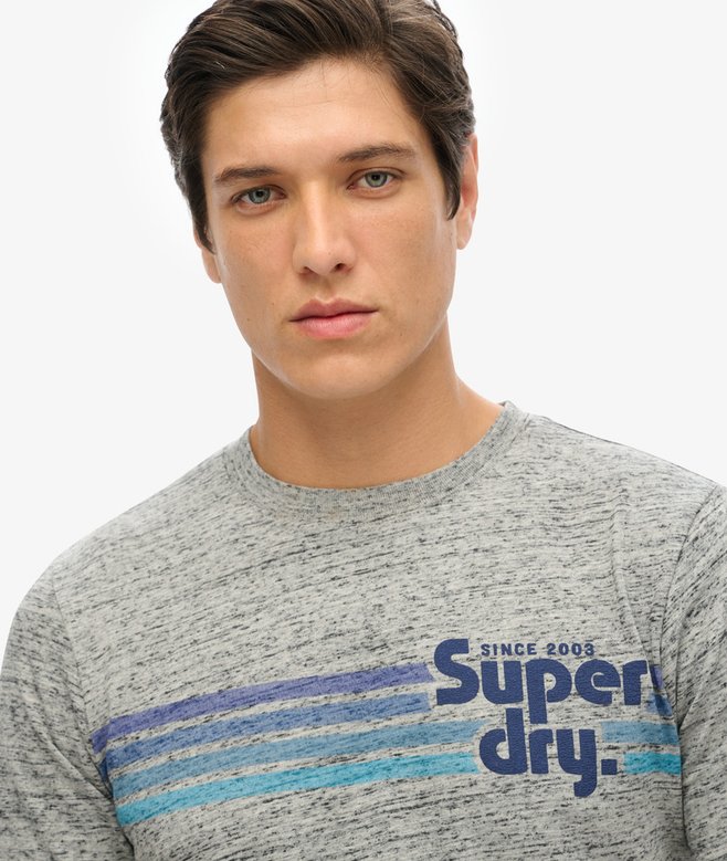 Terrain Striped Logo T-Shirt