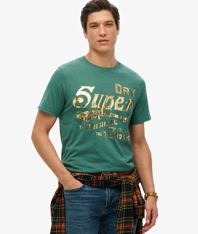 Metallic Workwear Graphic T-Shirt