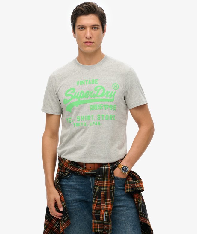 Neon Vintage Logo T-Shirt