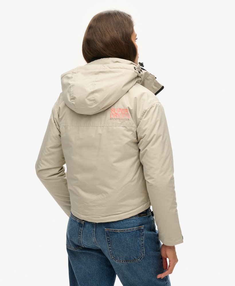 womens Code SD-Windcheater Jacket in Willow Grey Grid | Superdry UK