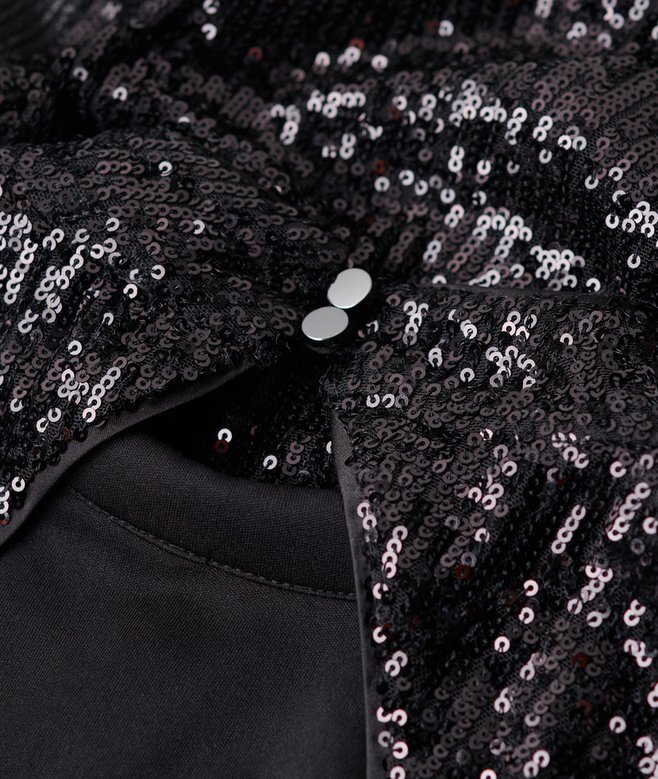 Backless Sequin Midi Dress