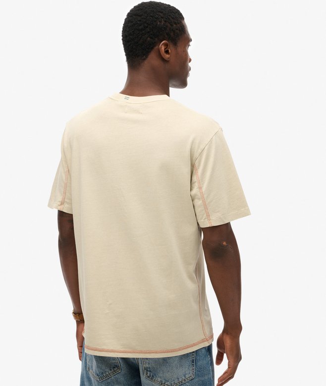 Contrast Stitch Pocket T-Shirt